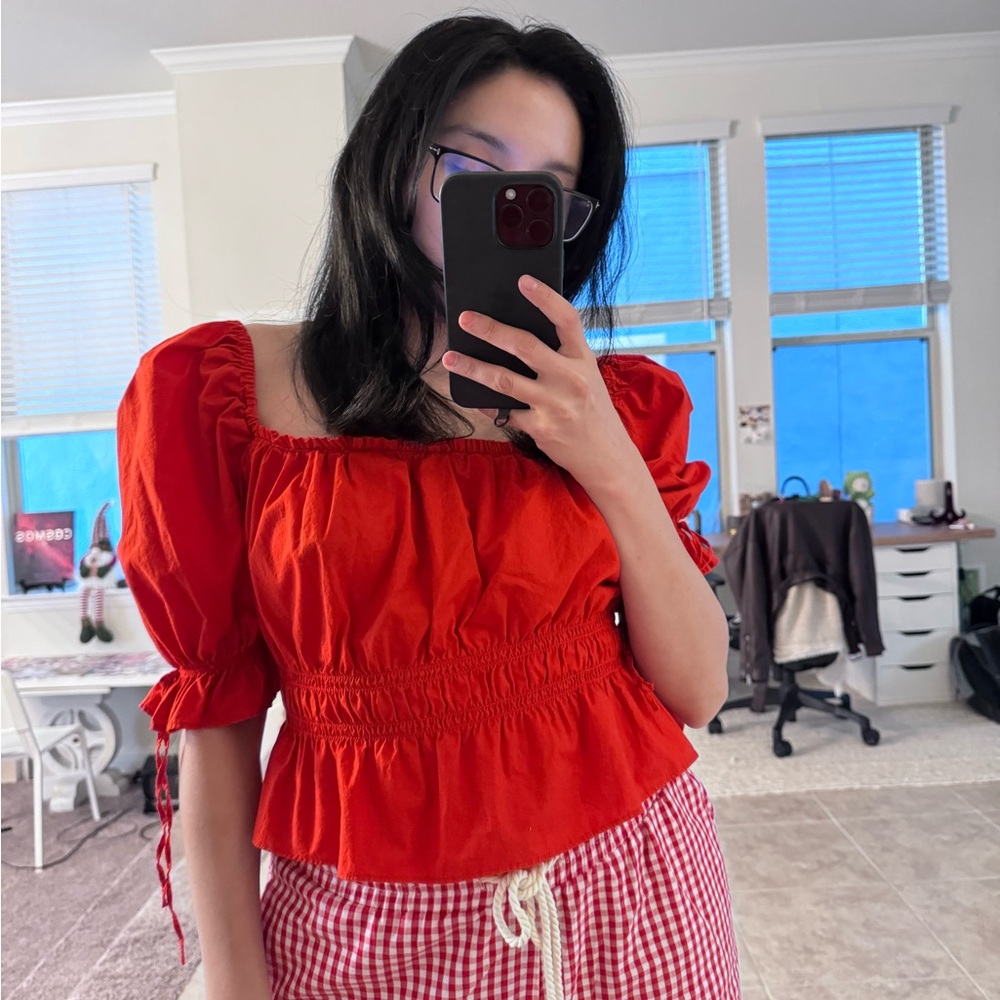 Red Women's Top